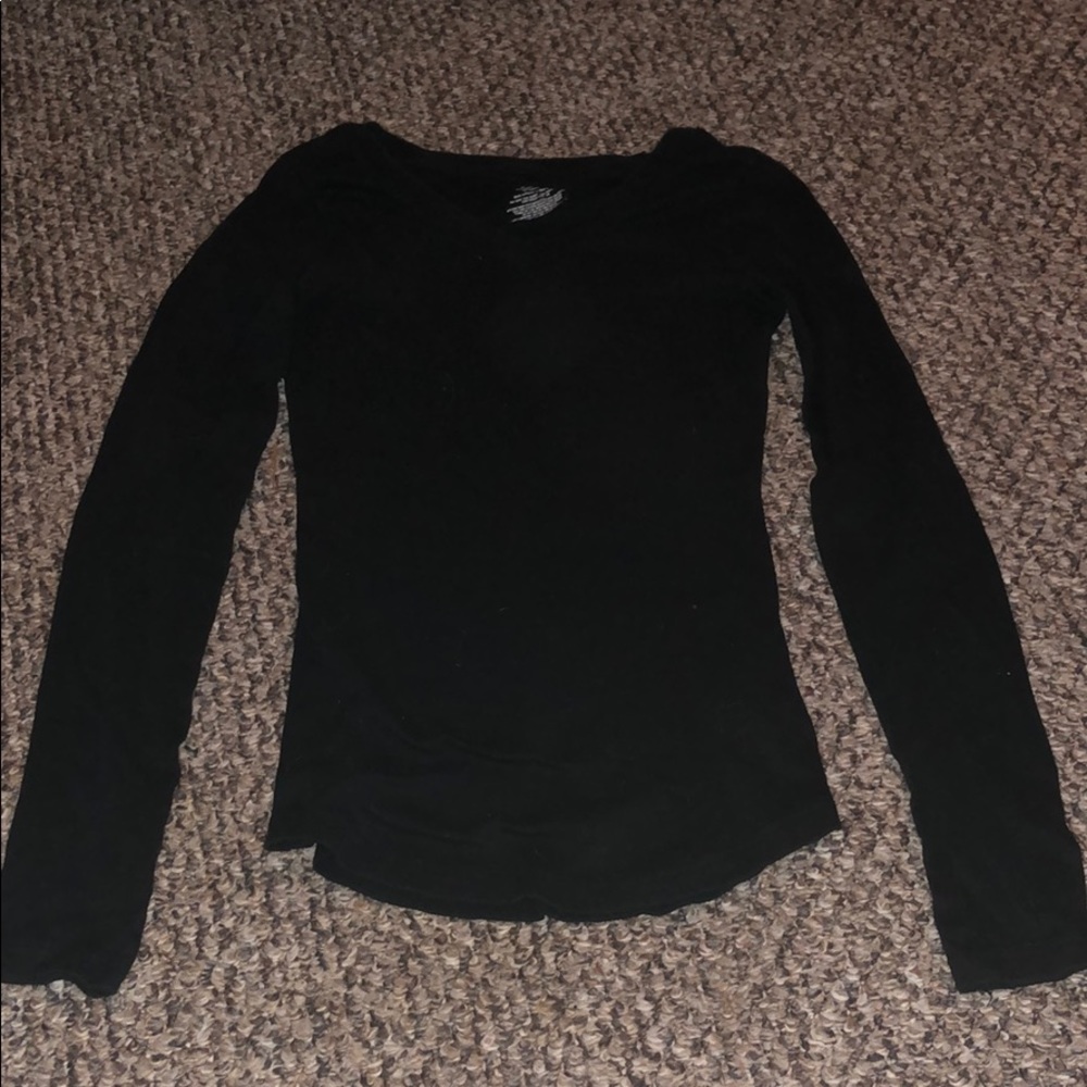 Black V Neck